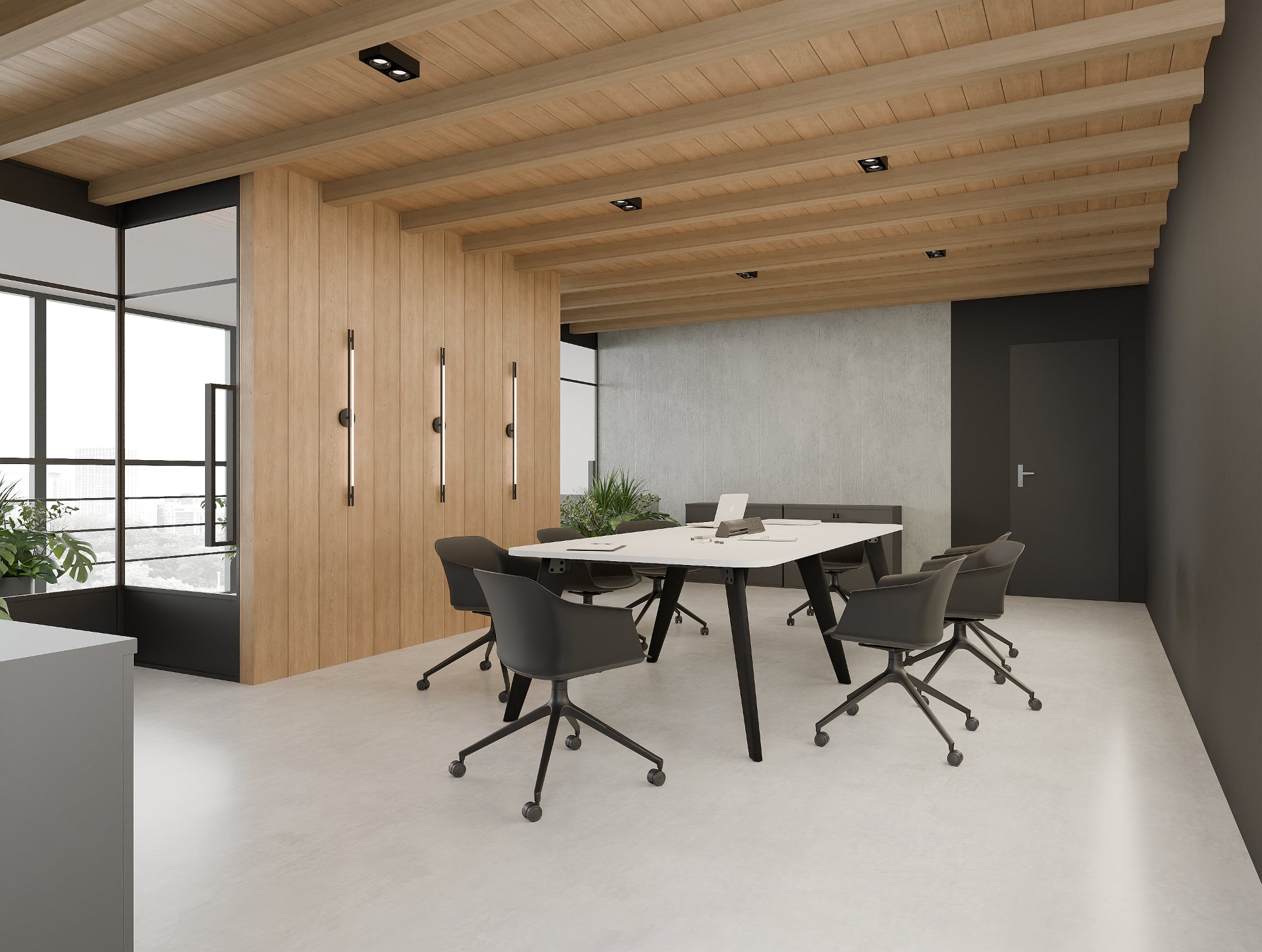 Ws.D Alega Square Table with Oak Legs