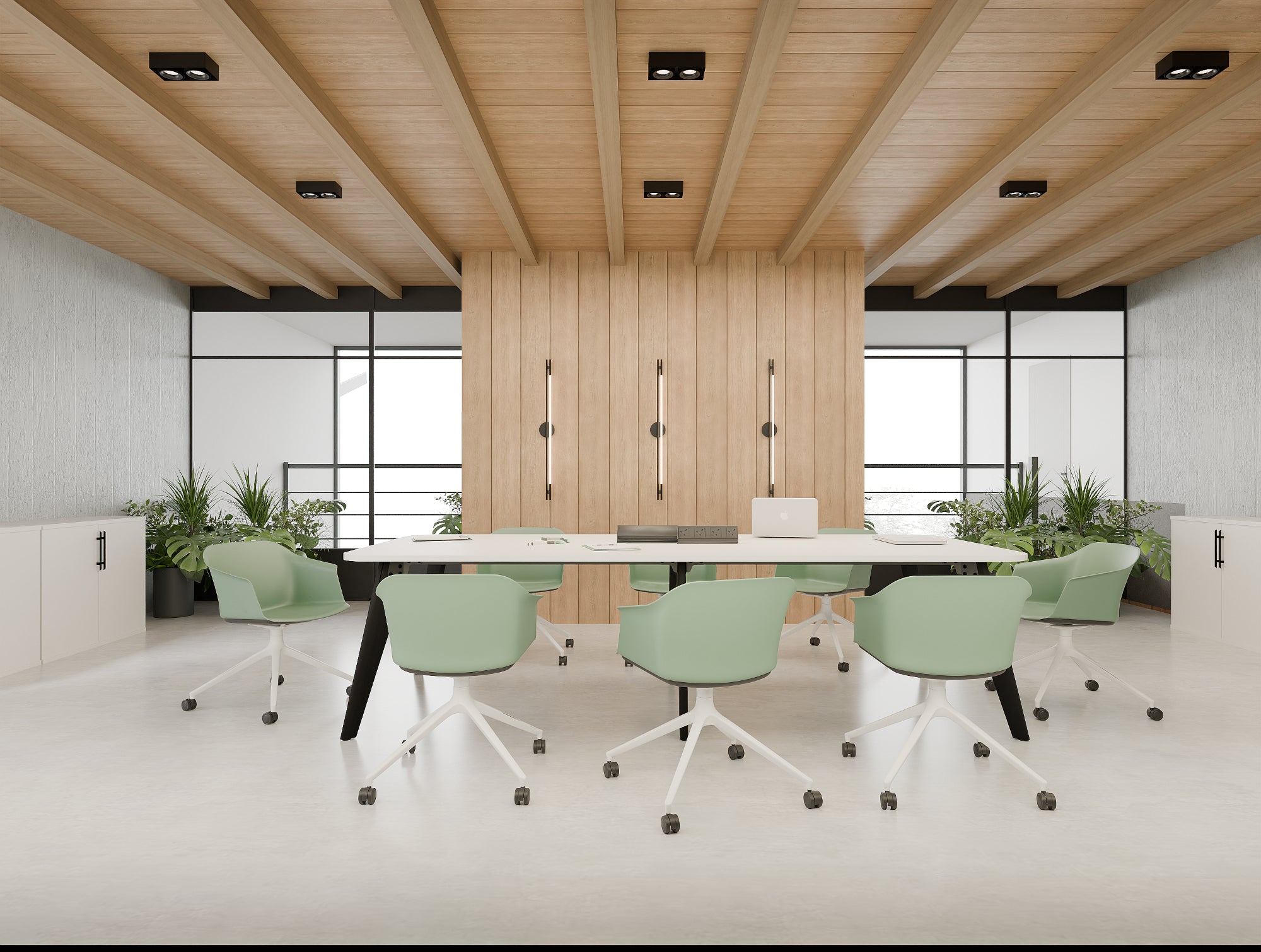 Ws.D Jupiter Chair with Wooden Legs