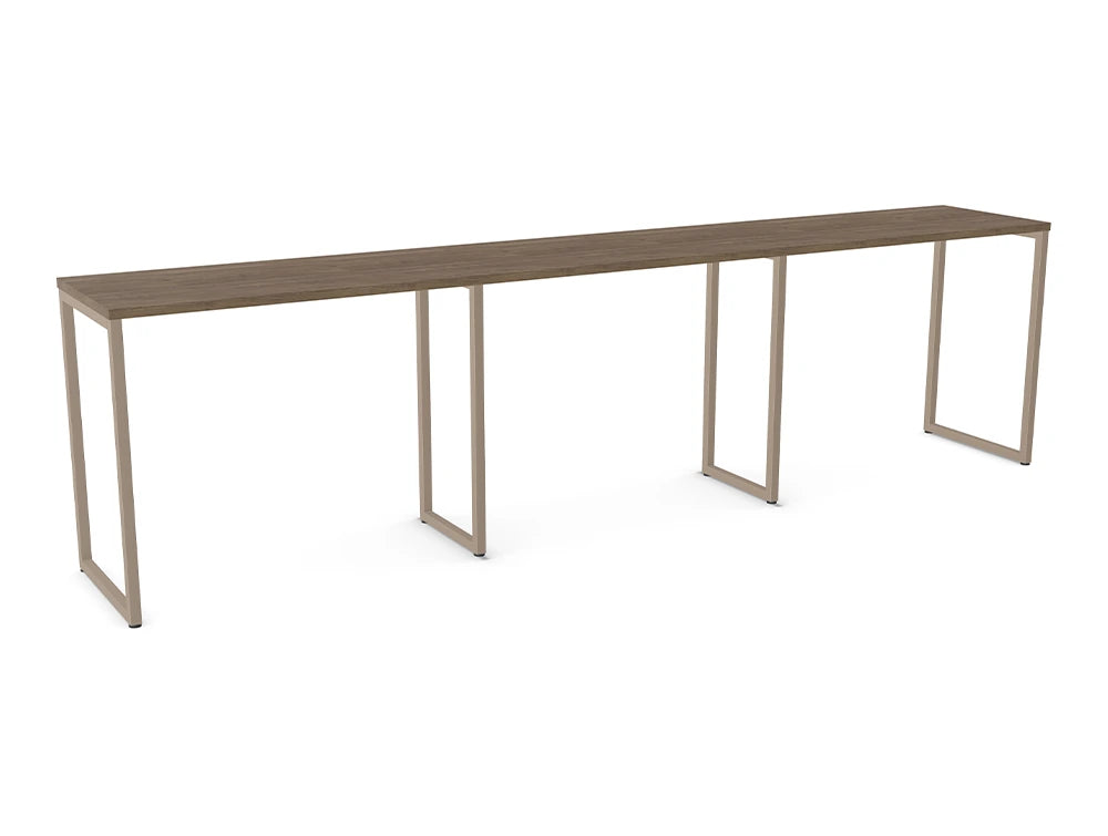 Ws.D Nestro Canteen 3-Piece Metal High Table with Closed Legs