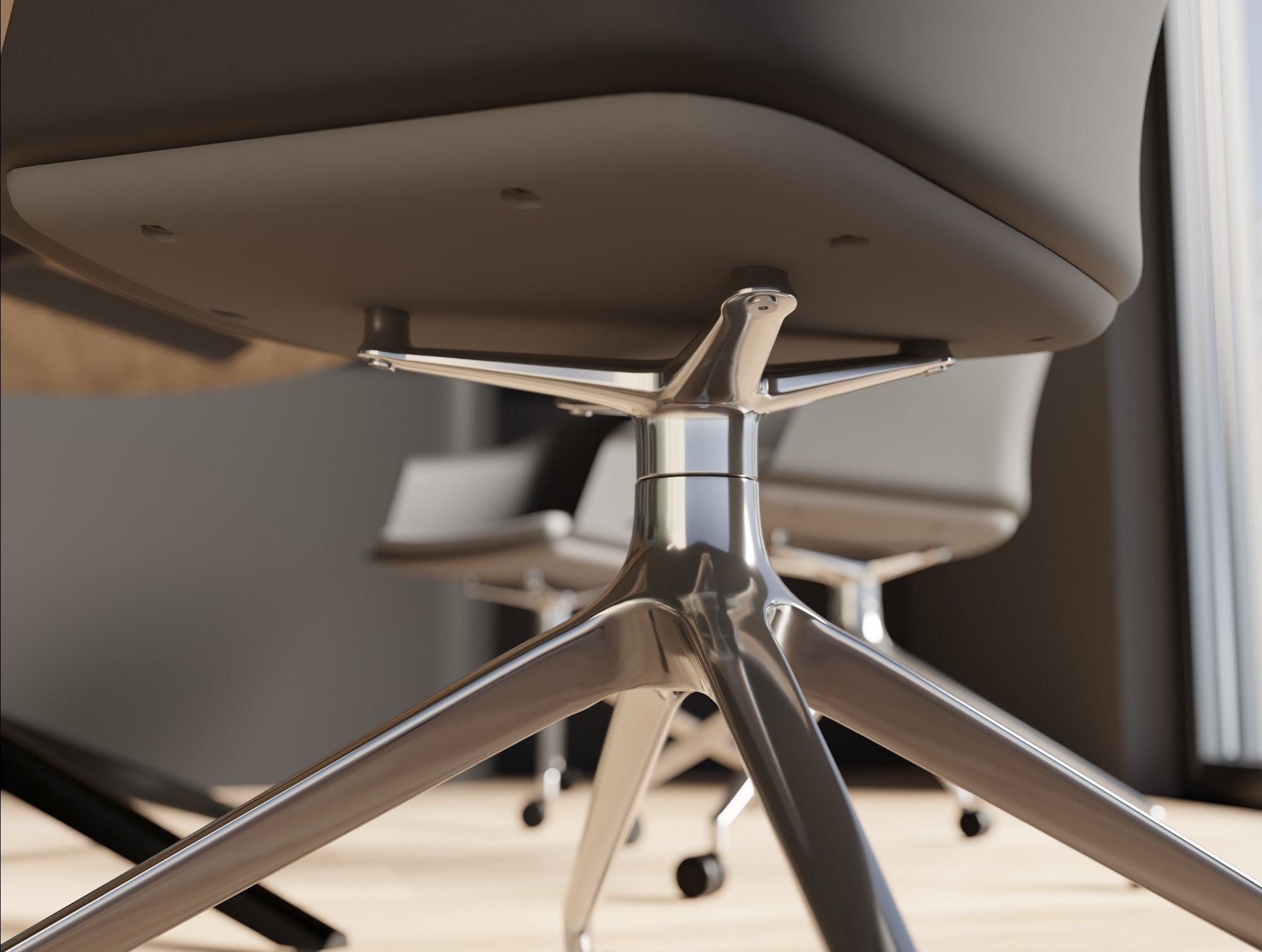 Ws.D Vela Breakout Chair with Sled Base