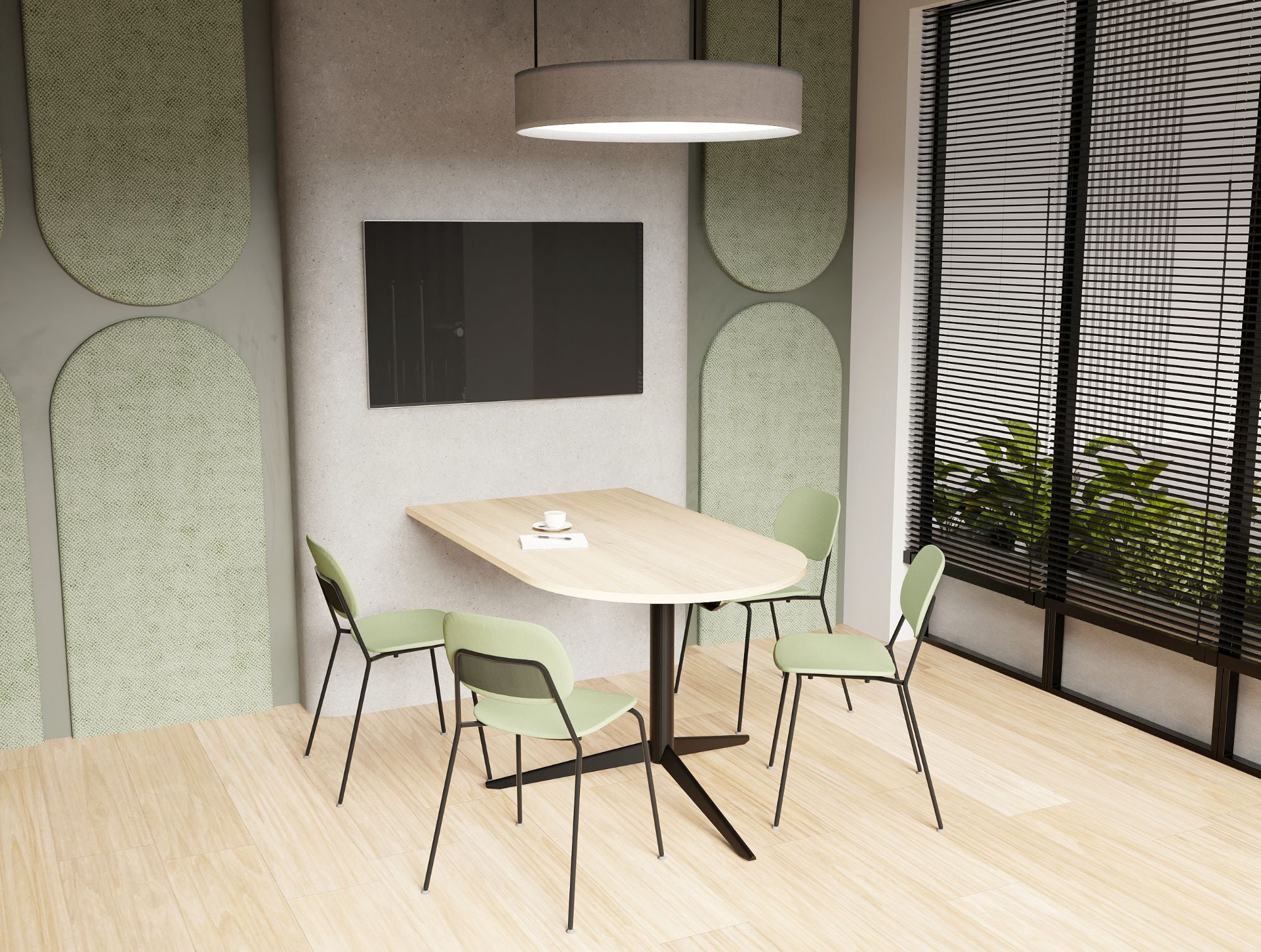 Ws.D Line High Stool with Padded Seat