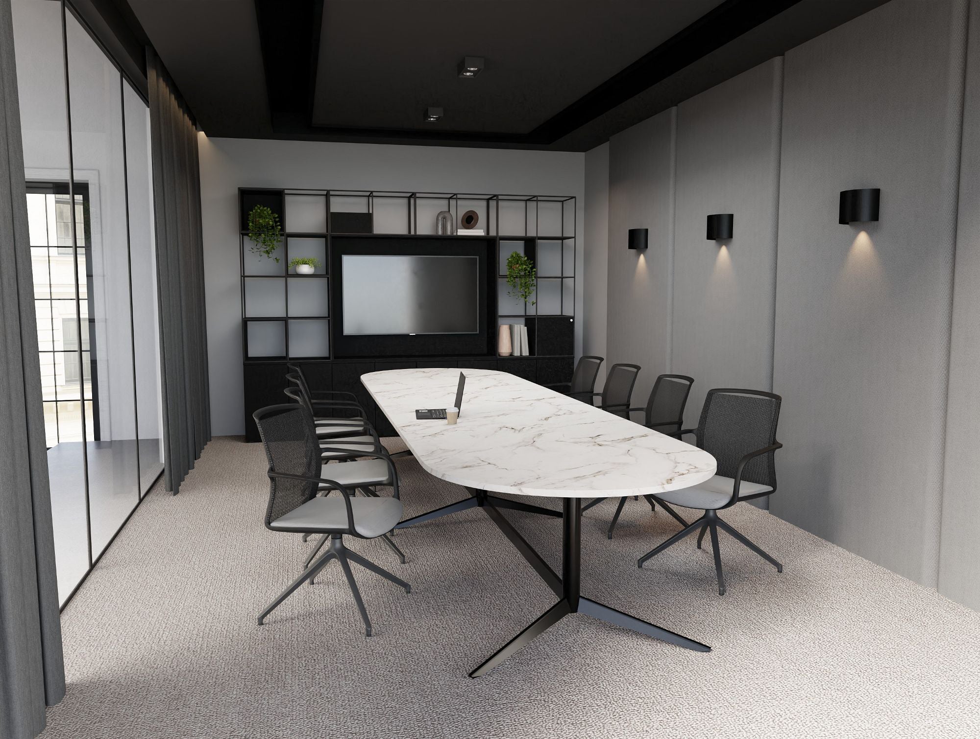 Ws.D Ionic Cube 7x Double Grid Stepped Zoning System on Tall Storage