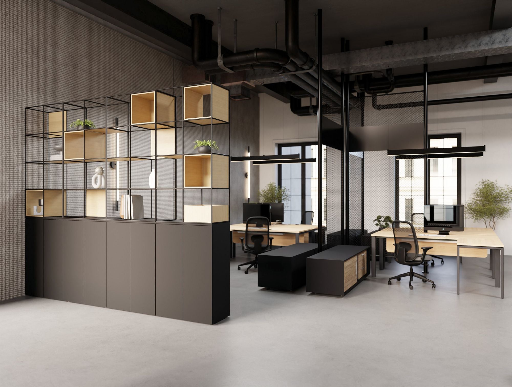 Ws.D Profil Straight Credenza Unit