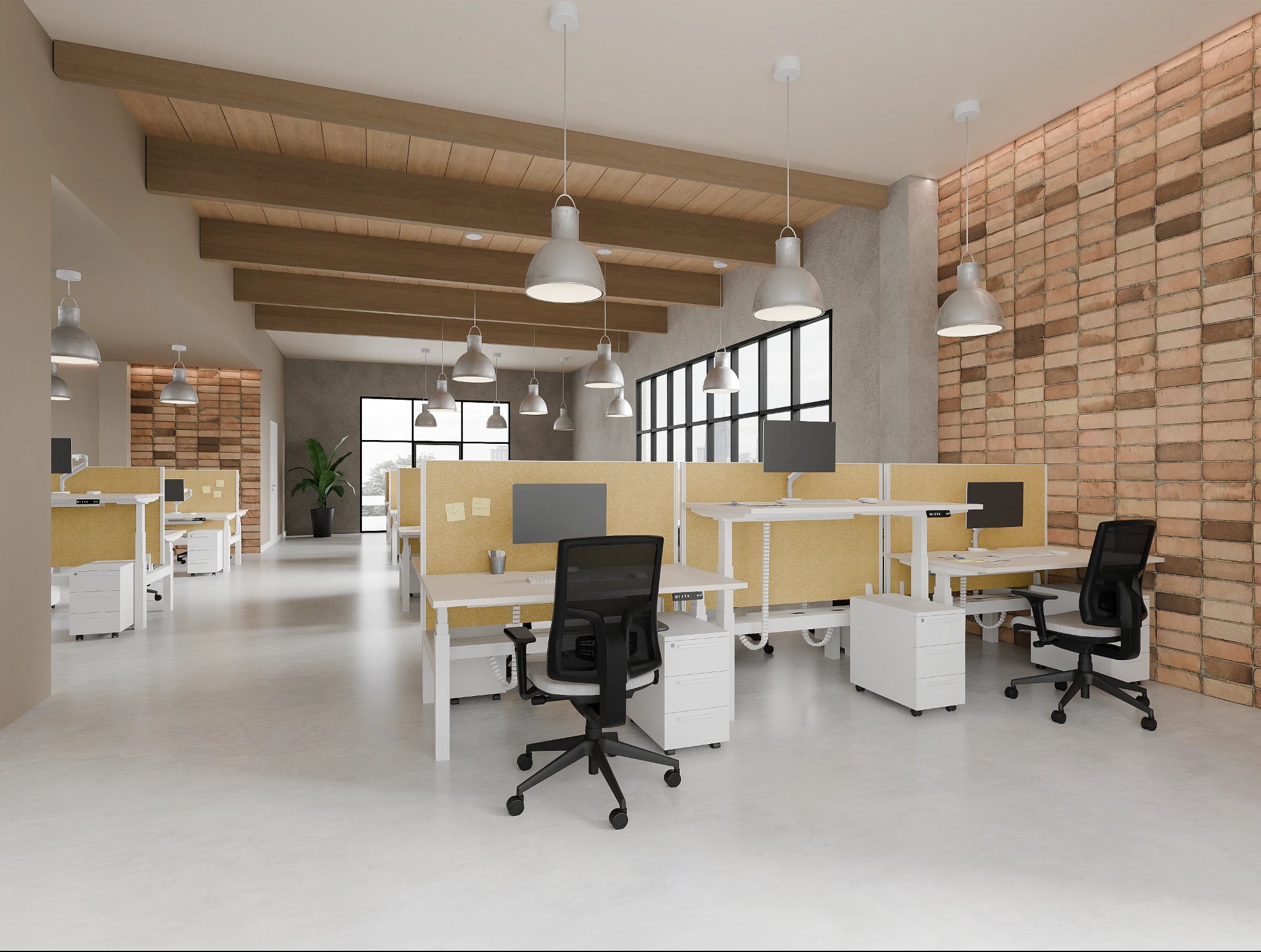 Ws.D Levo Meet Sit-Stand Rectangular Boardroom Table