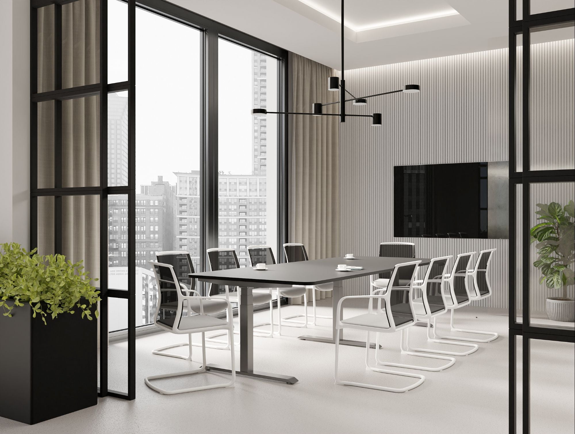 Ws.D Vela Breakout Chair with Sled Base