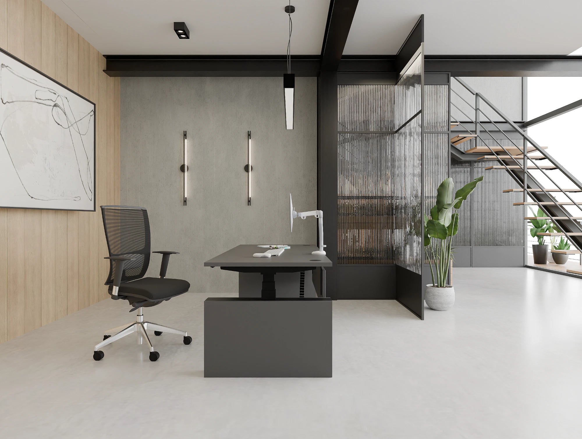 Ws.D Levo+ Bench Sit-Stand Desk