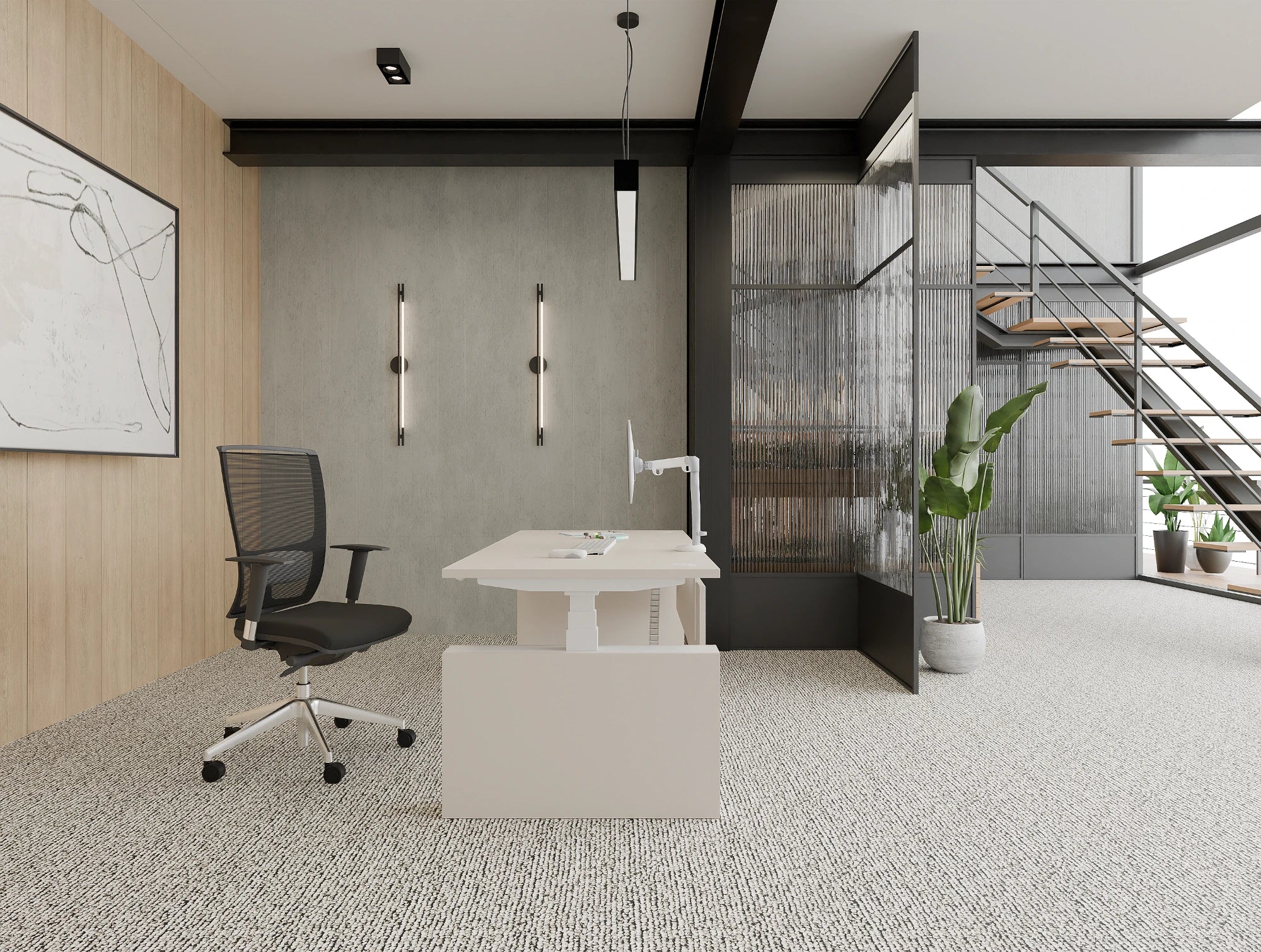 Ws.D Levo+ Bench Sit-Stand Desk