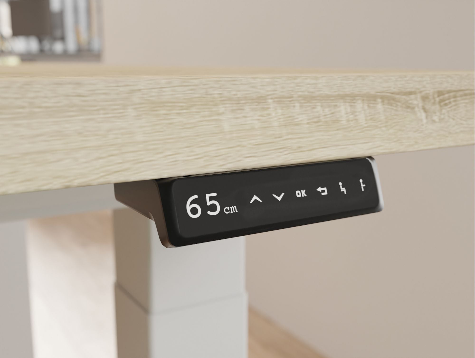 Ws.D Levo Chat Sit-Stand Meeting Room Table with Straight Edge