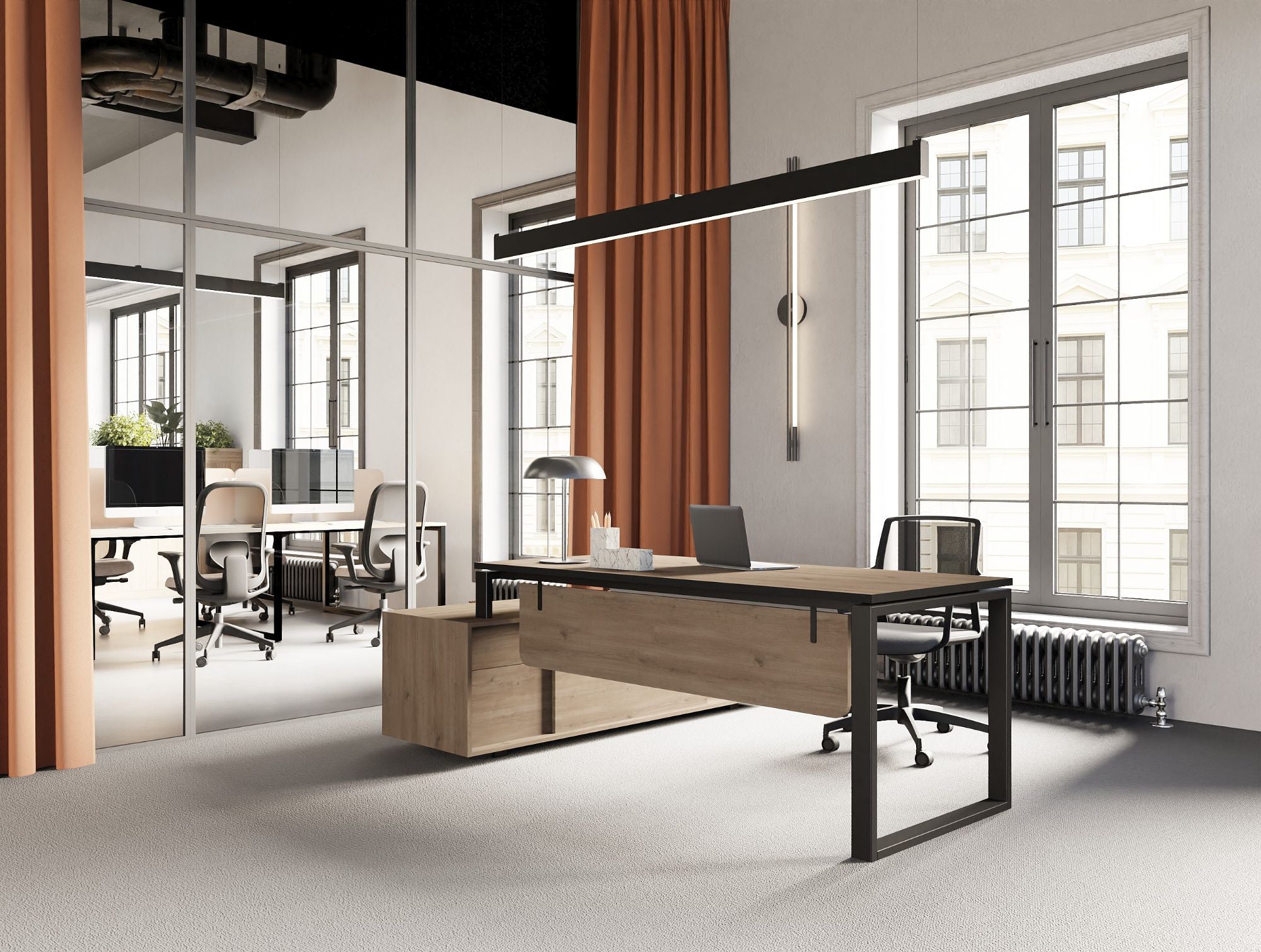 Ws.D Profil Straight Credenza Unit