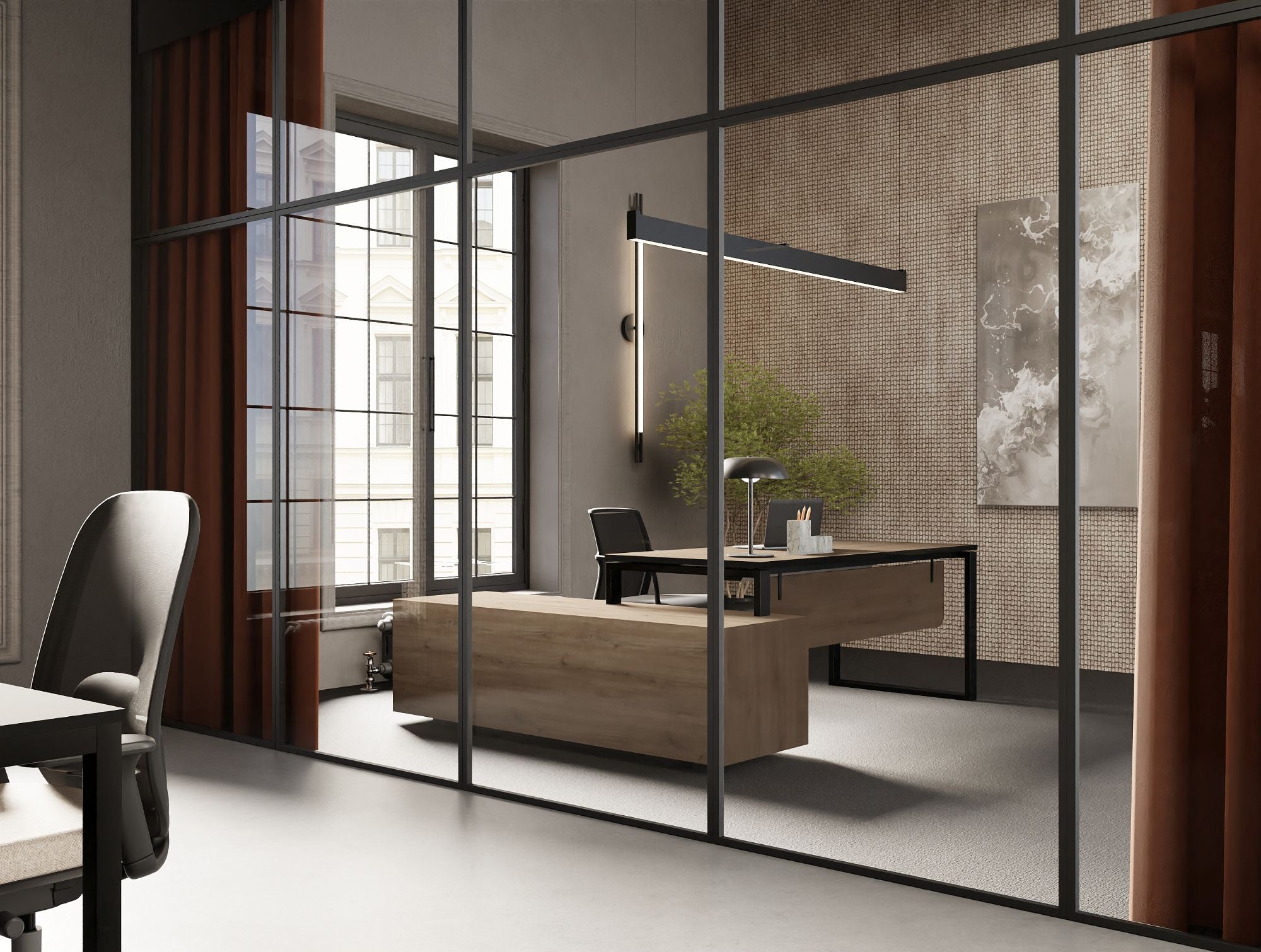 Ws.D Profil Straight Credenza Unit