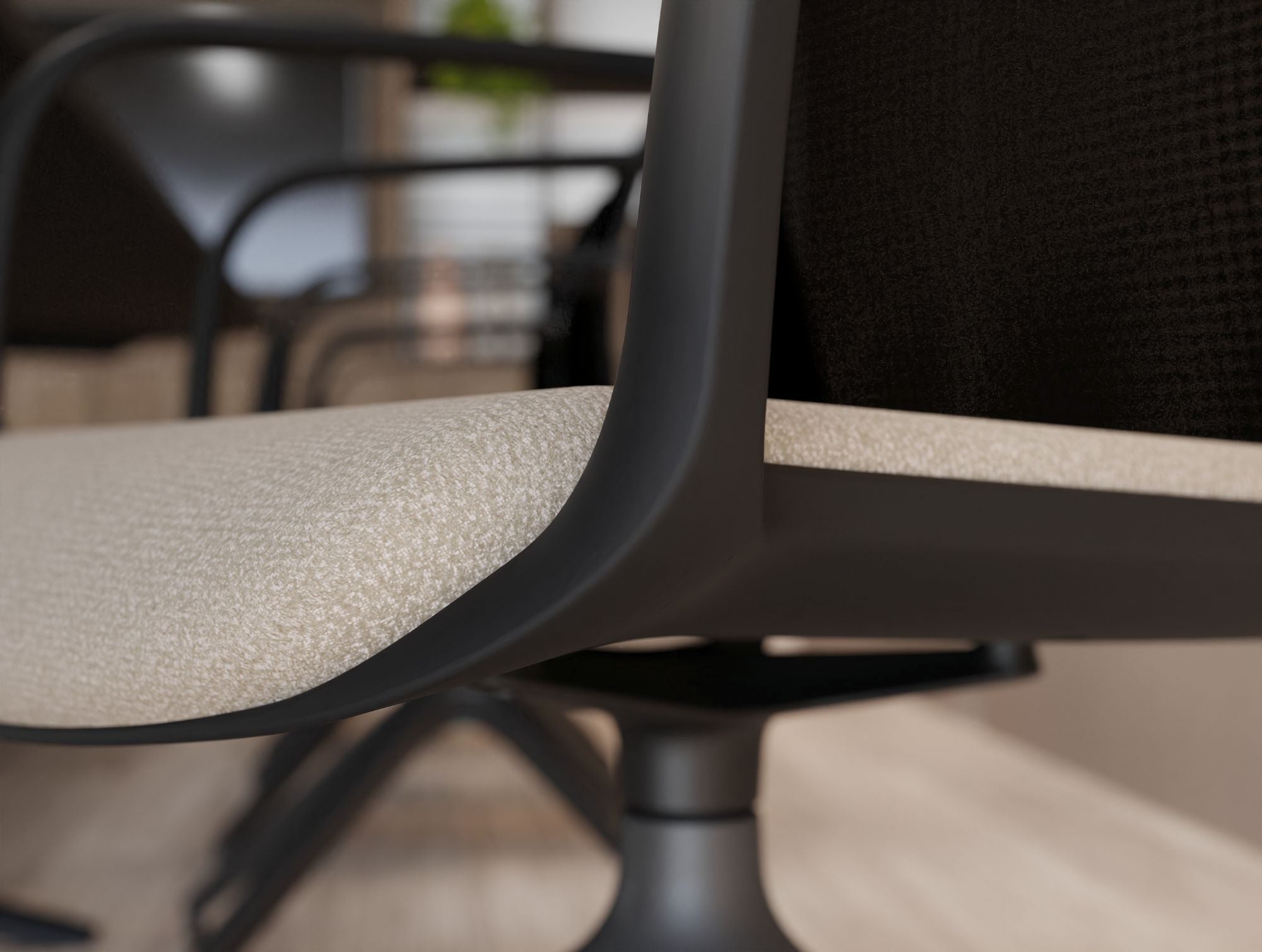 Ws.D Vela Breakout Chair with Sled Base