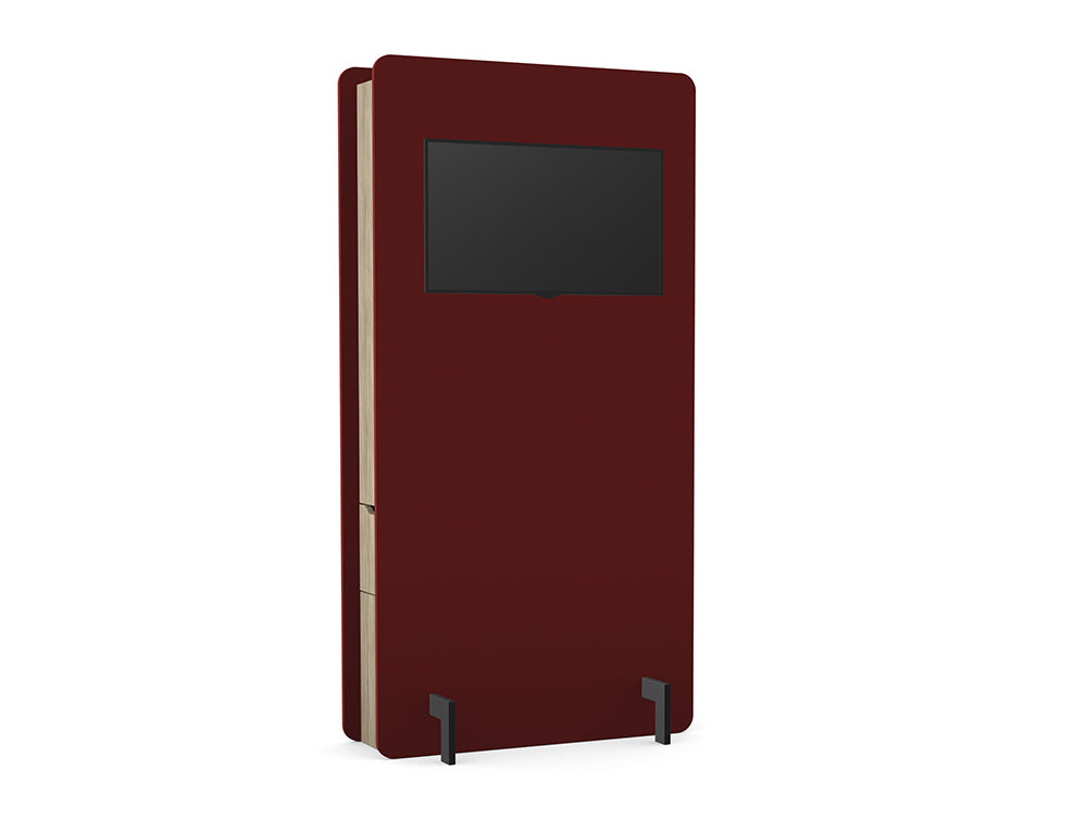 Ws.D Confer Upholstered Media Wall with Cable Management