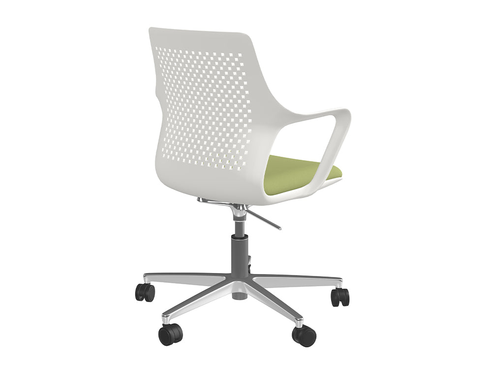 Ws.D Gesture Meeting Room Chair with Five Star Base on Castors