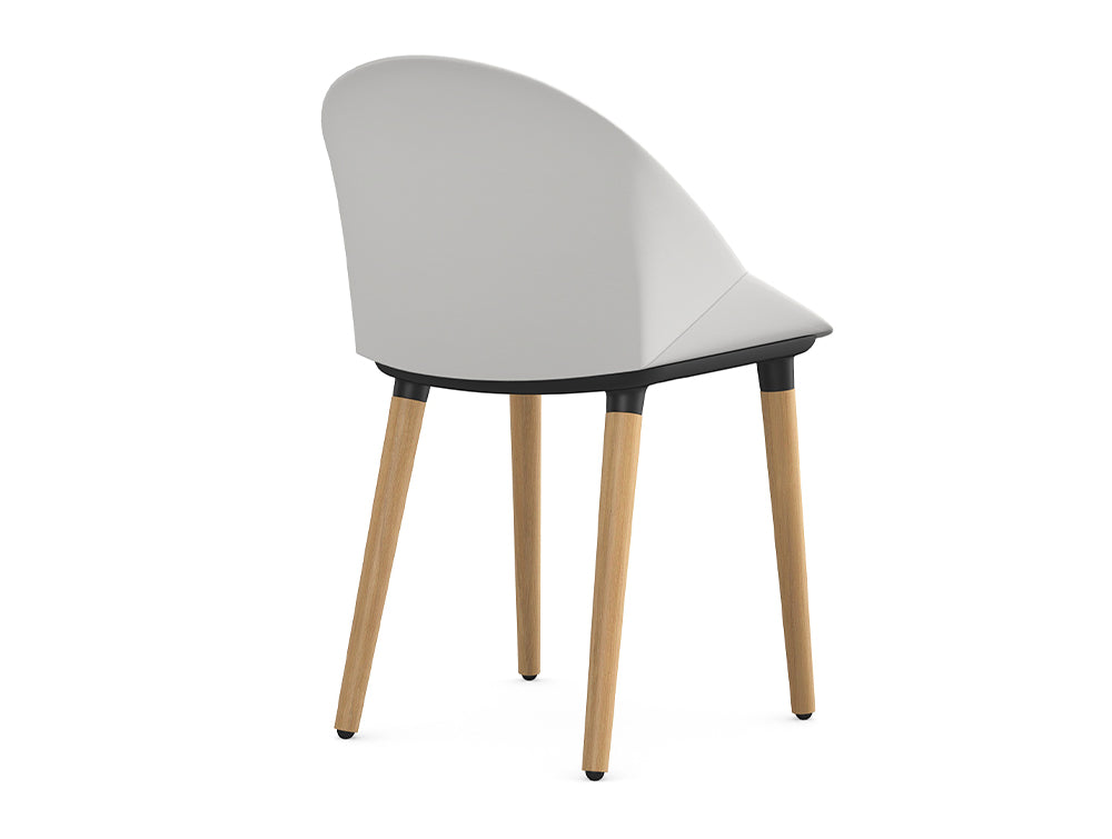 Ws.D Malin Breakout Chair with Wooden Legs