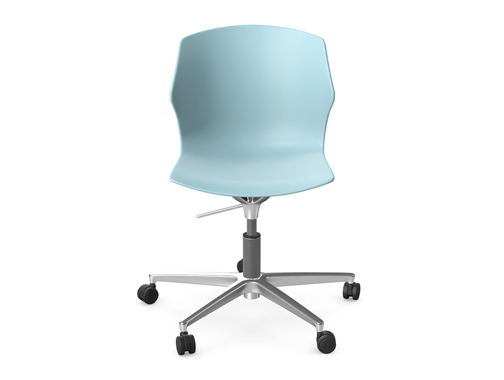 Ws.D Stark Chair with Five Star Base on Castors