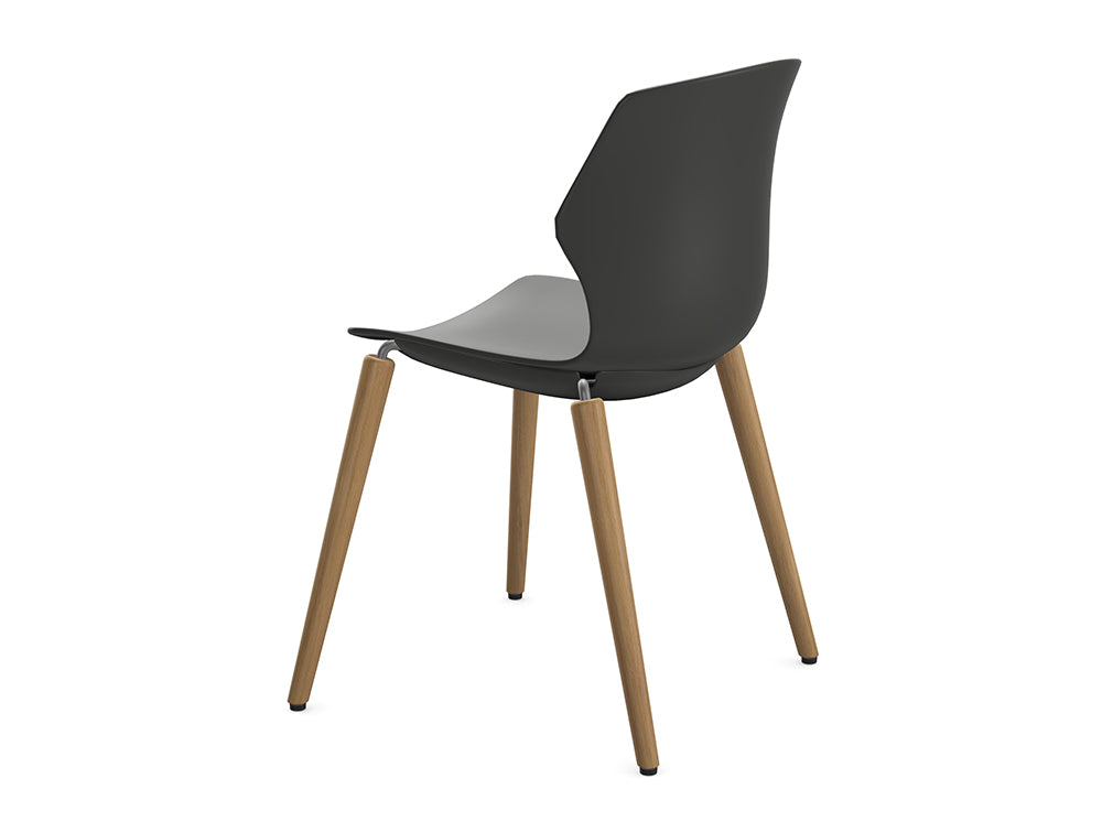 Ws.D Stark Chair with Wooden Legs