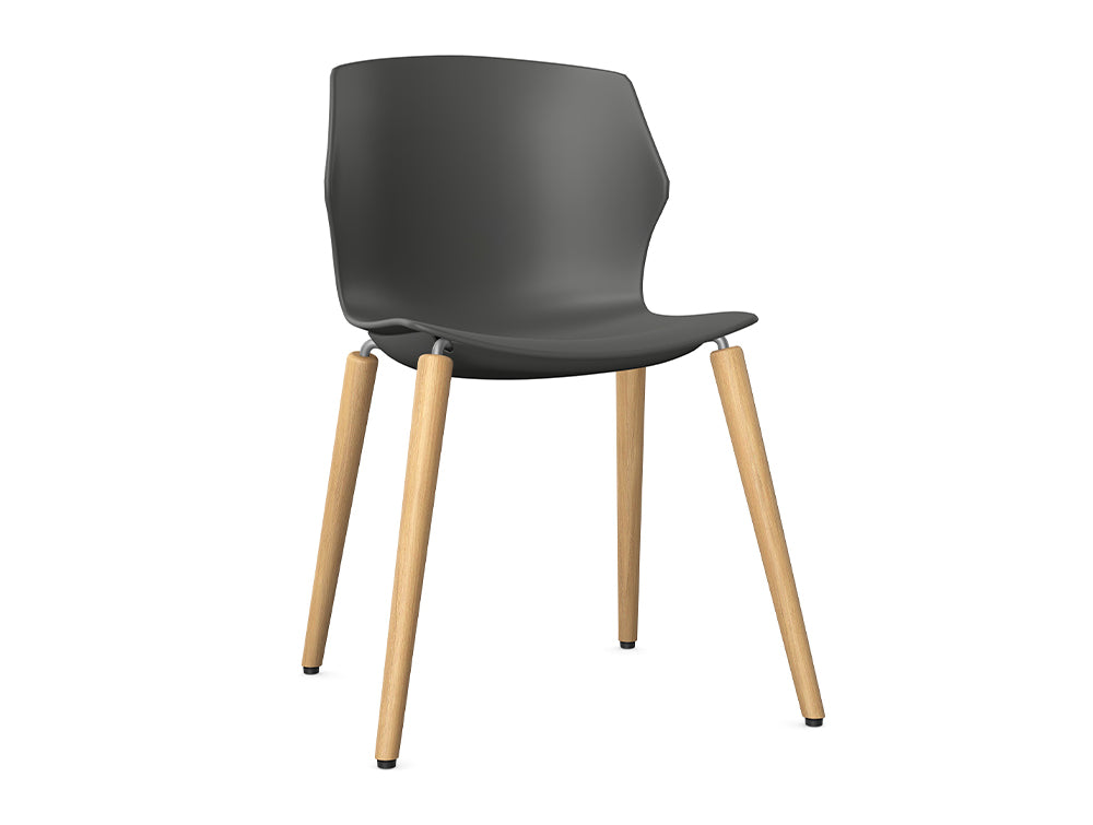 Ws.D Stark Chair with Wooden Legs