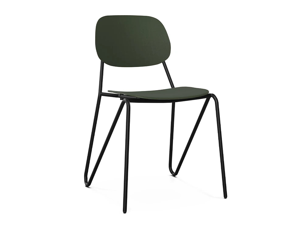 Ws.D Line Chair with Curved Legs
