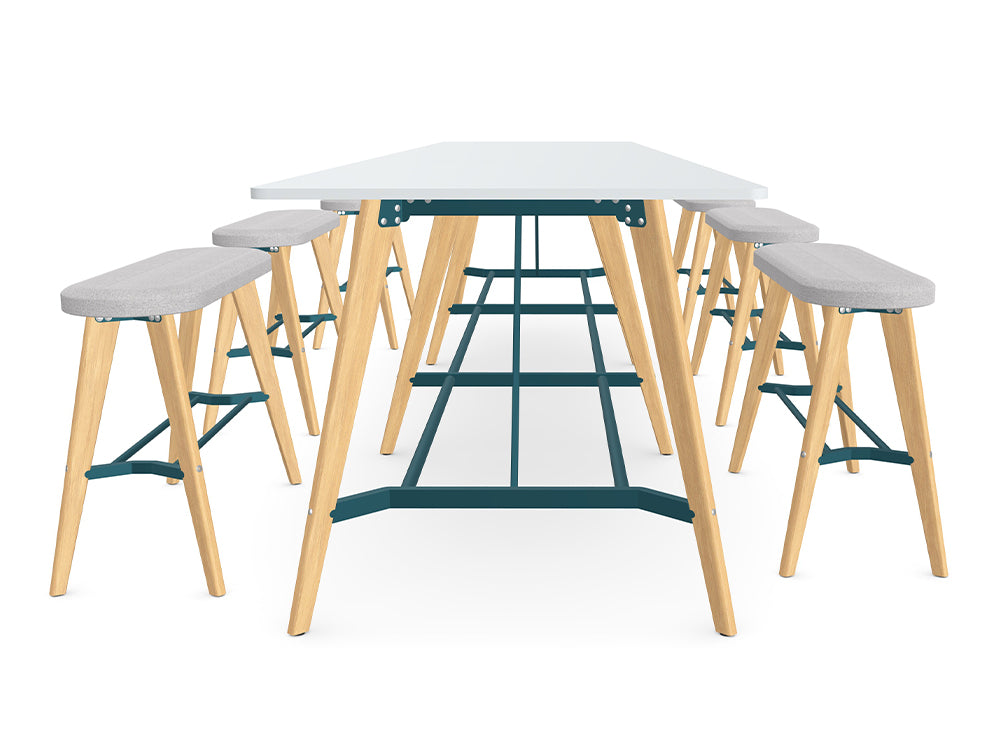 Ws.D Canteen Seating with High Tables and Benches