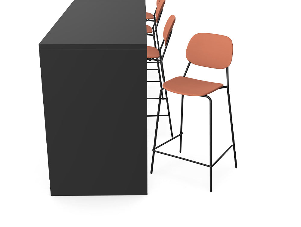 Ws.D Canteen with Bench Seating and High Tables