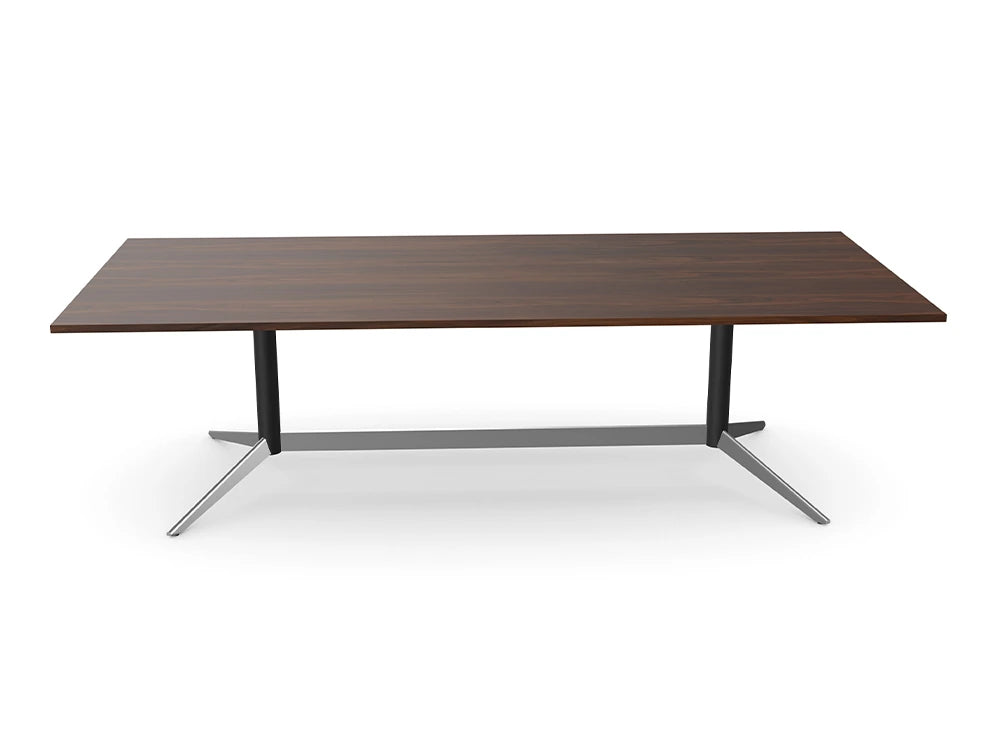 Ws.D Harmon Double Base Table with Rectangle Top