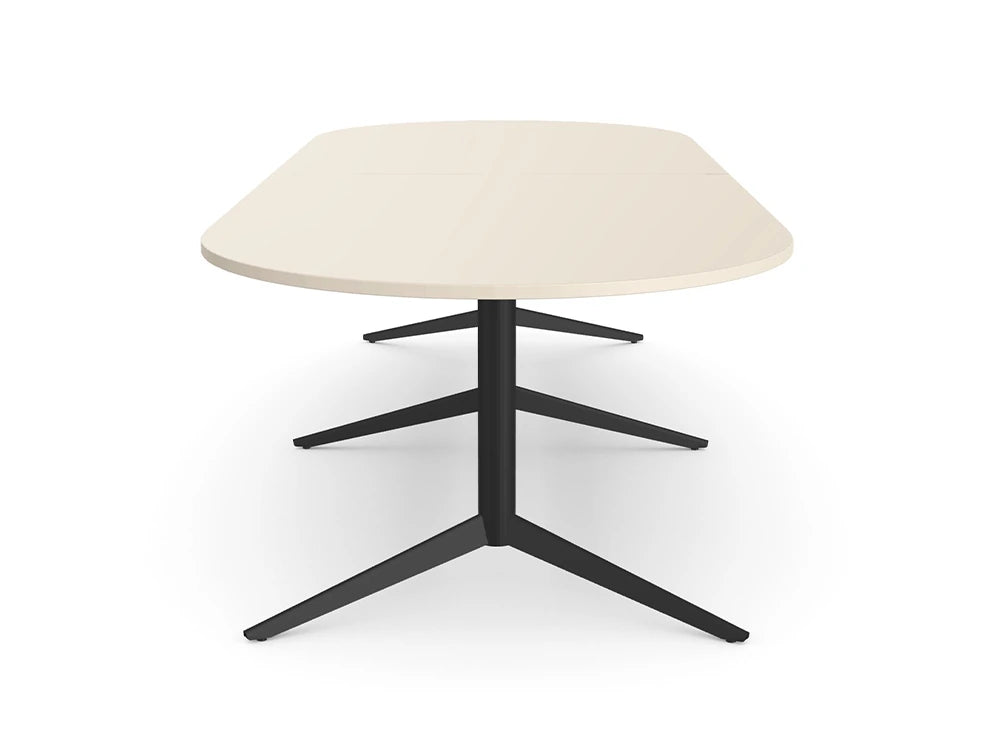 Ws.D Harmon Triple Base Table with Oval Top
