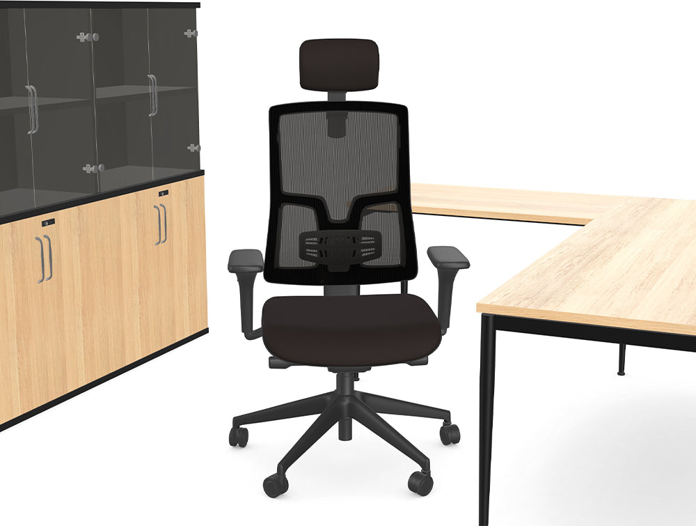Ws.D Industrial Executive Office with Storage