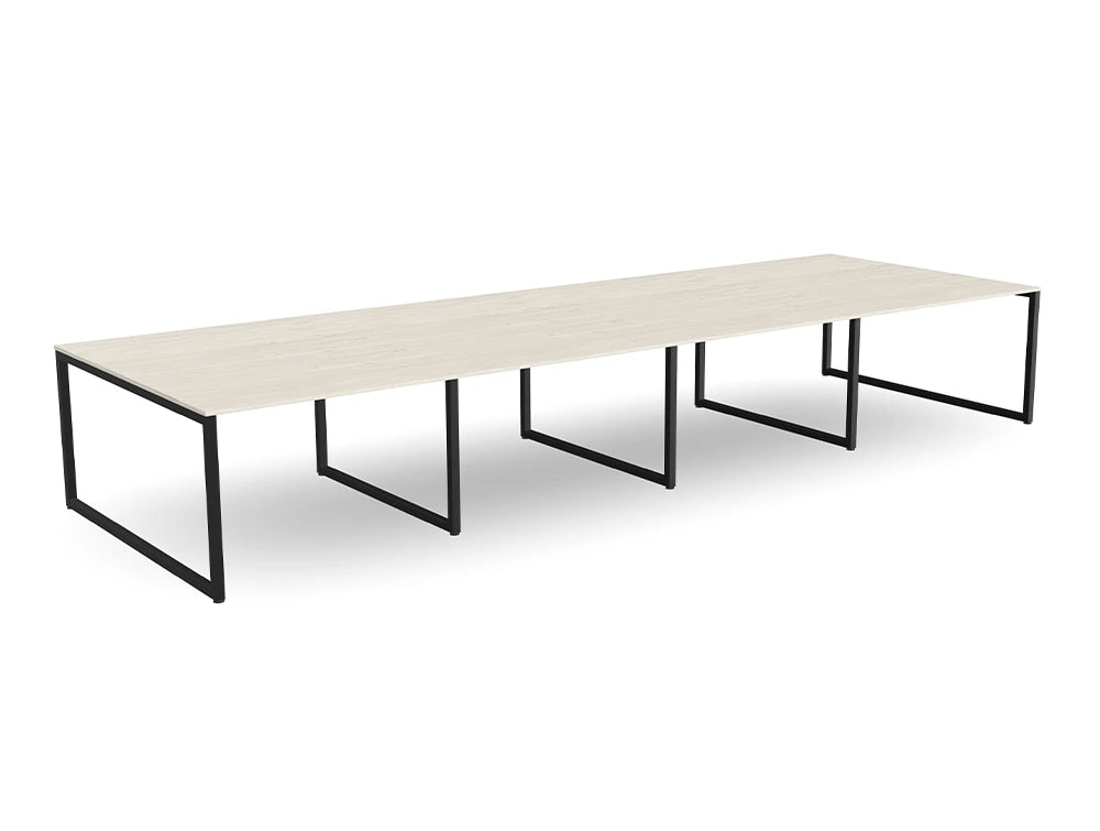 Ws.D Key 4-Piece Meeting Table with Closed Legs