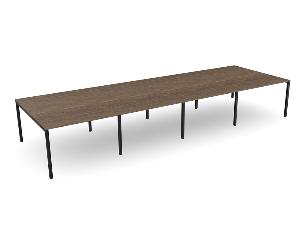 Ws.D Key 4-Piece Meeting Table with Straight Legs