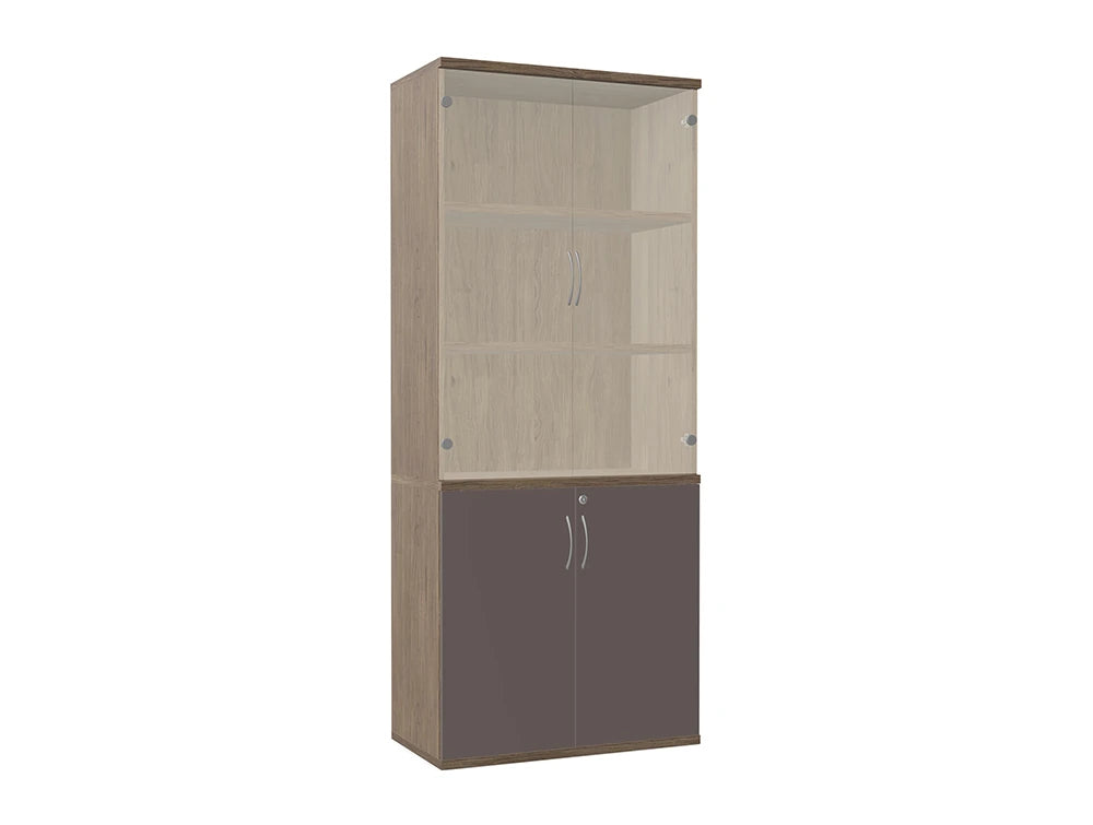 Ws.D Key 5-Level Half-Closed Storage with Frameless Glass