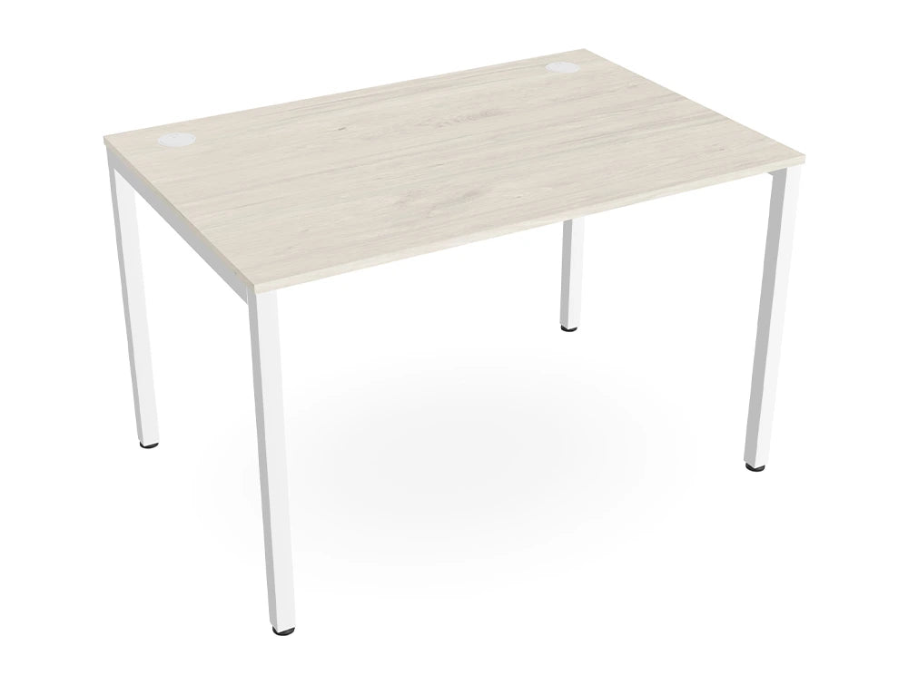 Ws.D Key Single Bench Desk with Straight Legs