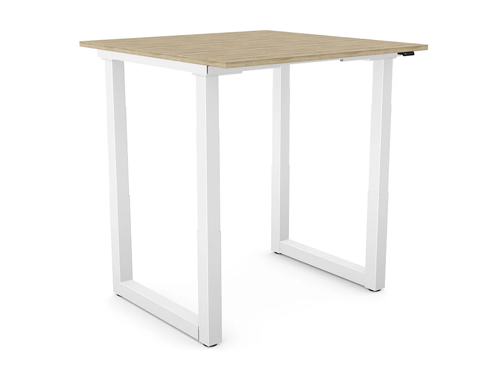 Ws.D Levo Chat Sit-Stand Meeting Room Table with Straight Edge