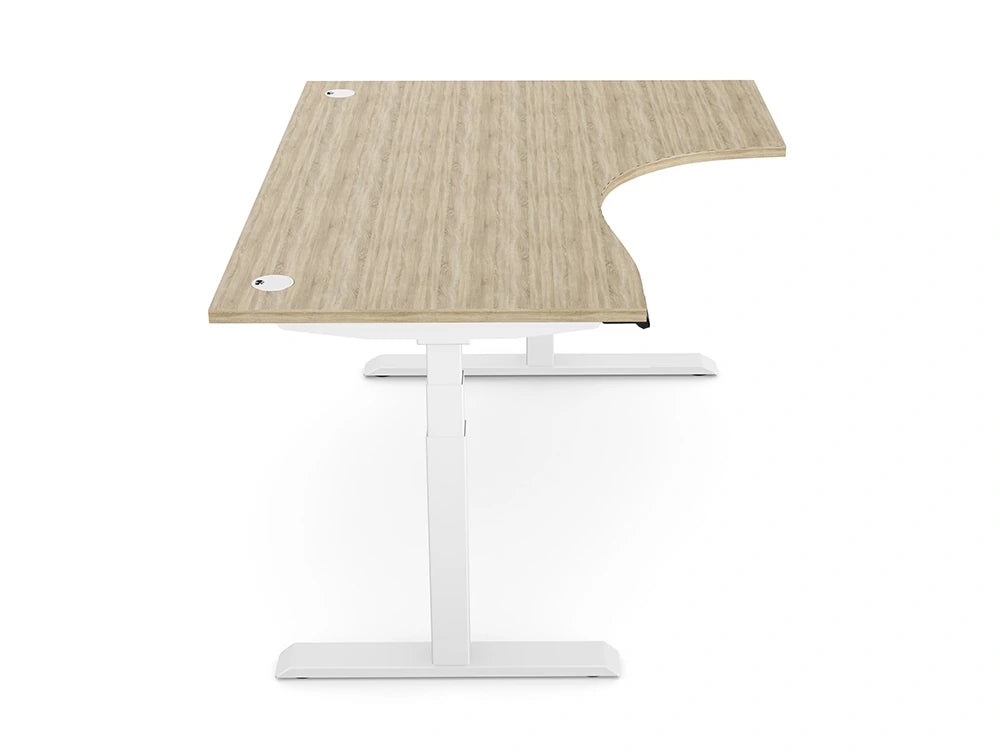 Ws.D Levo Hug Left Oriented Sit-Stand Desk