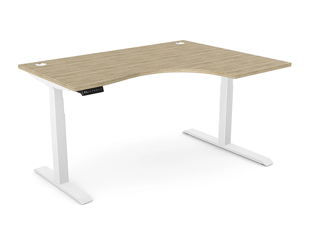Ws.D Levo Hug Left Oriented Sit-Stand Desk