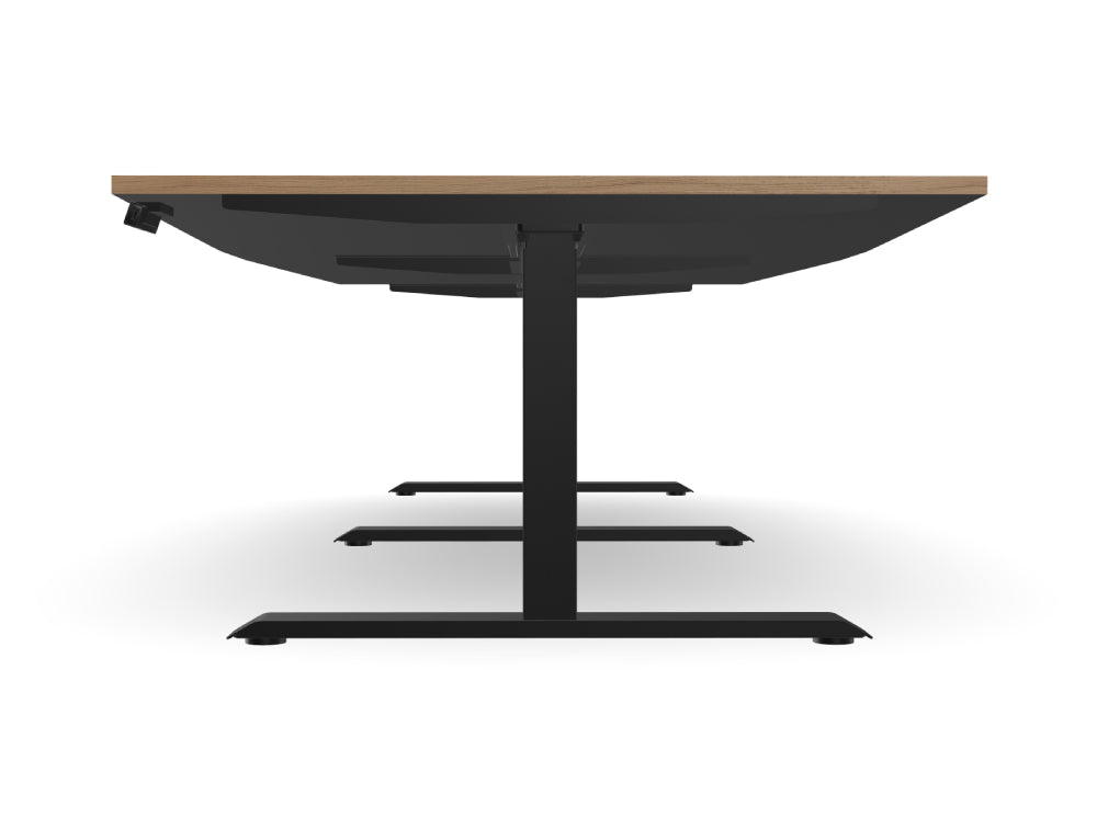 Ws.D Levo Meet Sit-Stand Barrel Boardroom Table
