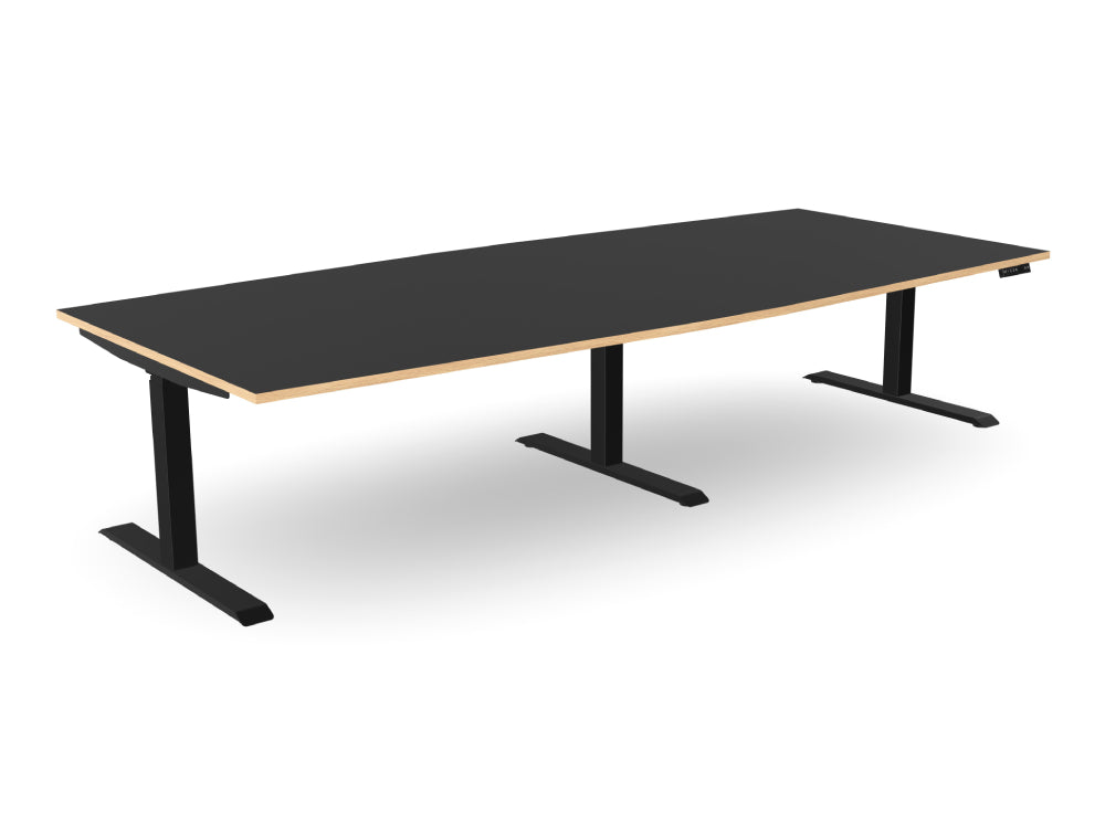Ws.D Levo Meet Sit-Stand Barrel Boardroom Table