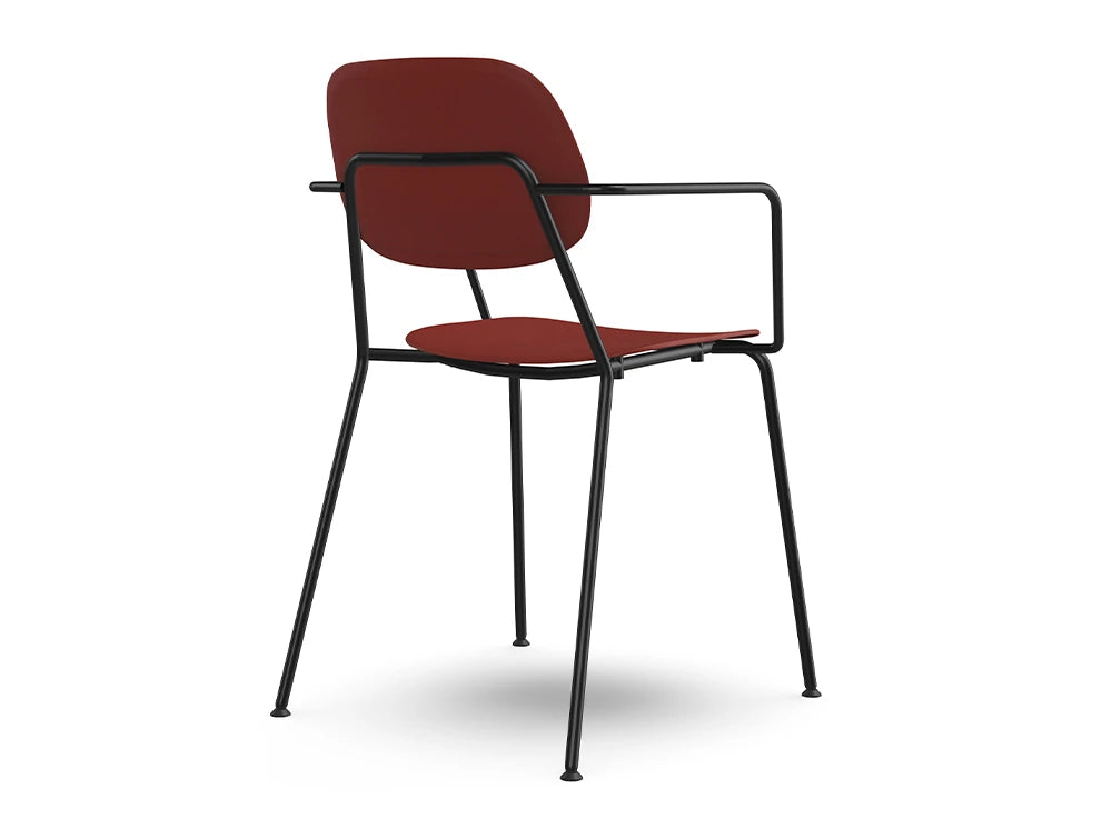 Ws.D Line Chair with 4 Legs and Armrest