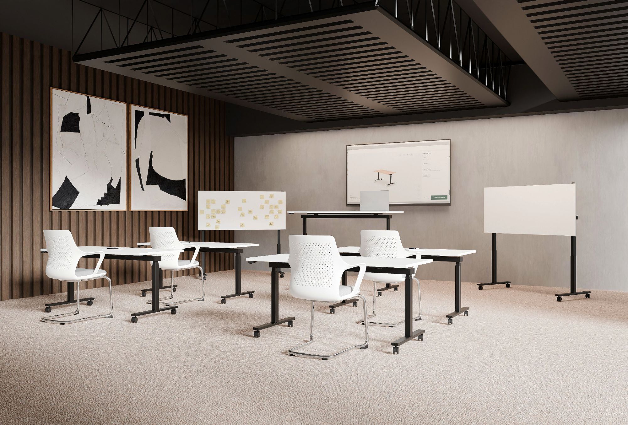 Ws.D Gesture Meeting Room Chair with Pyramid Base