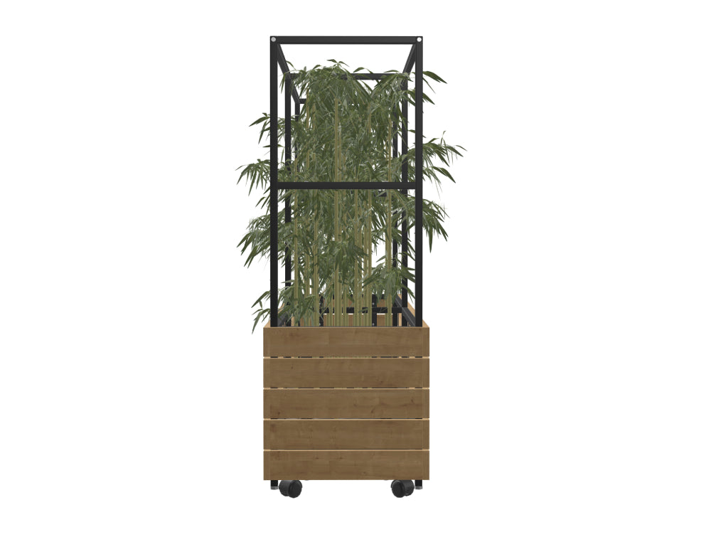 Ws.D Oasis Double 1-Level Mobile Planter