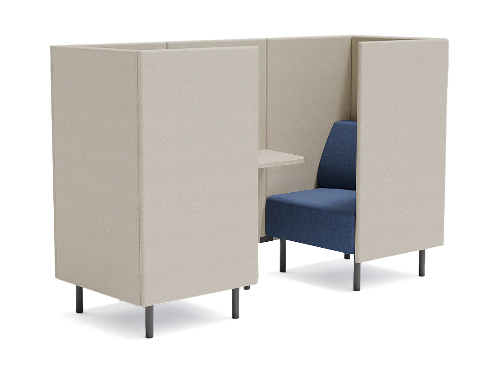 Ws.D Snug 2-Seater High-Back Open Meeting Pod