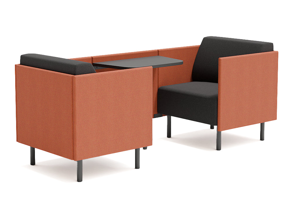 Ws.D Snug 2-Seater Low-Back Open Meeting Pod