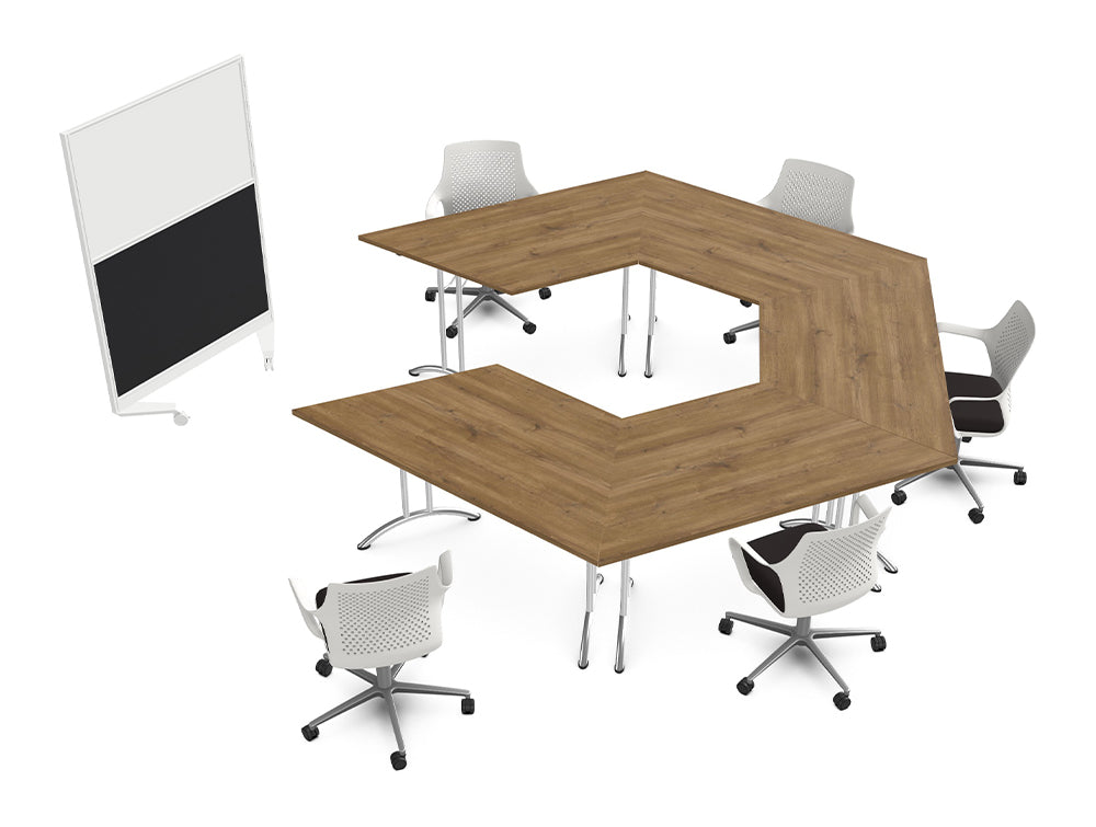 Ws.D Lean & Agile Training Room with Folding Tables