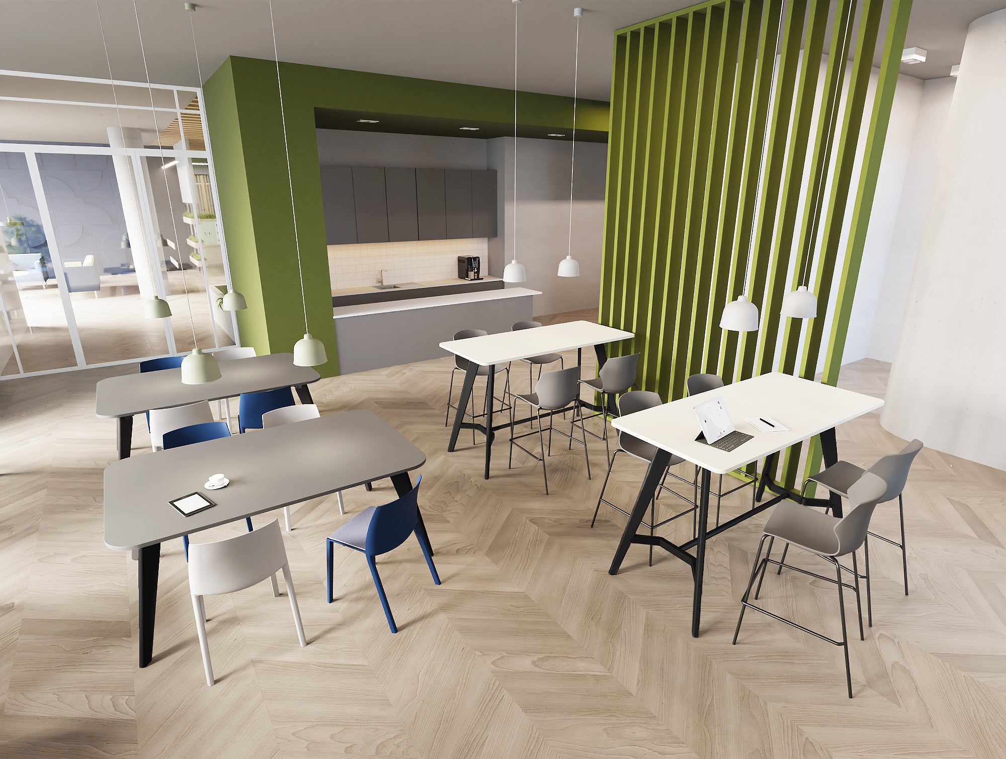 Ws.D Alega Square Hub Table