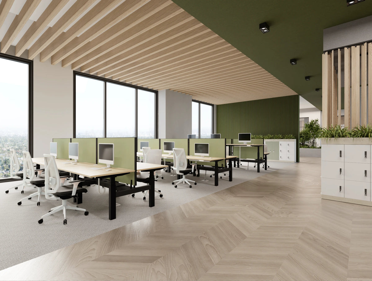Levo Collection: Sit-Stand & Bench Desks for Modern Productivity