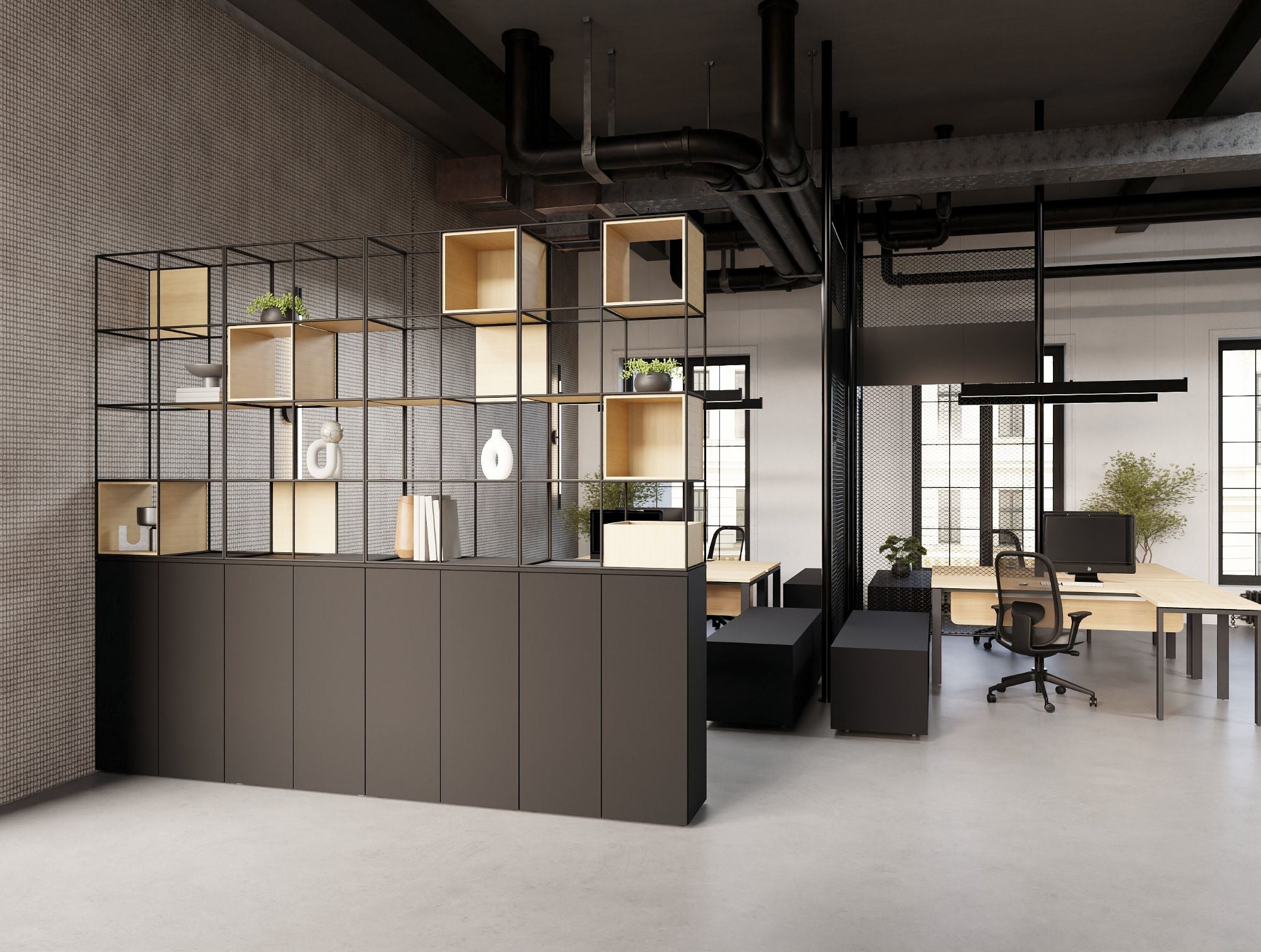Ws.D Profil Straight Credenza Unit