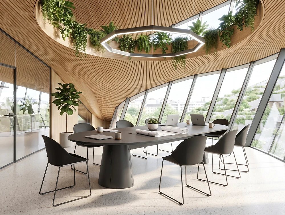 Ws.D Kontera Meeting Table with OTT with In-Desk Power Module
