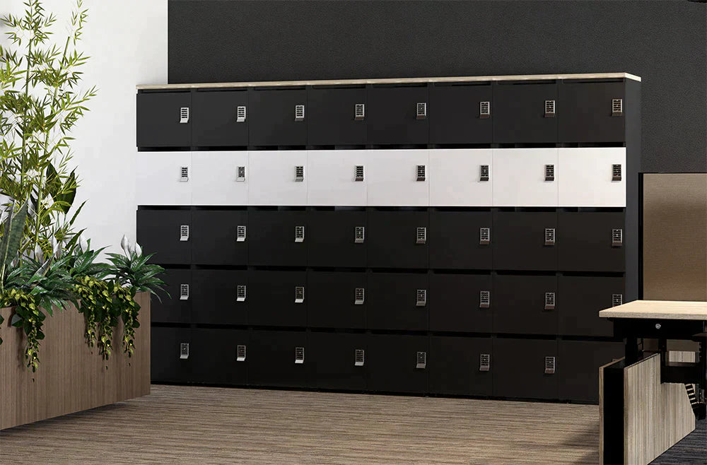 Ws.D Uno 60-Door Locker System with Motorised RFID Locks – Workscale.Design