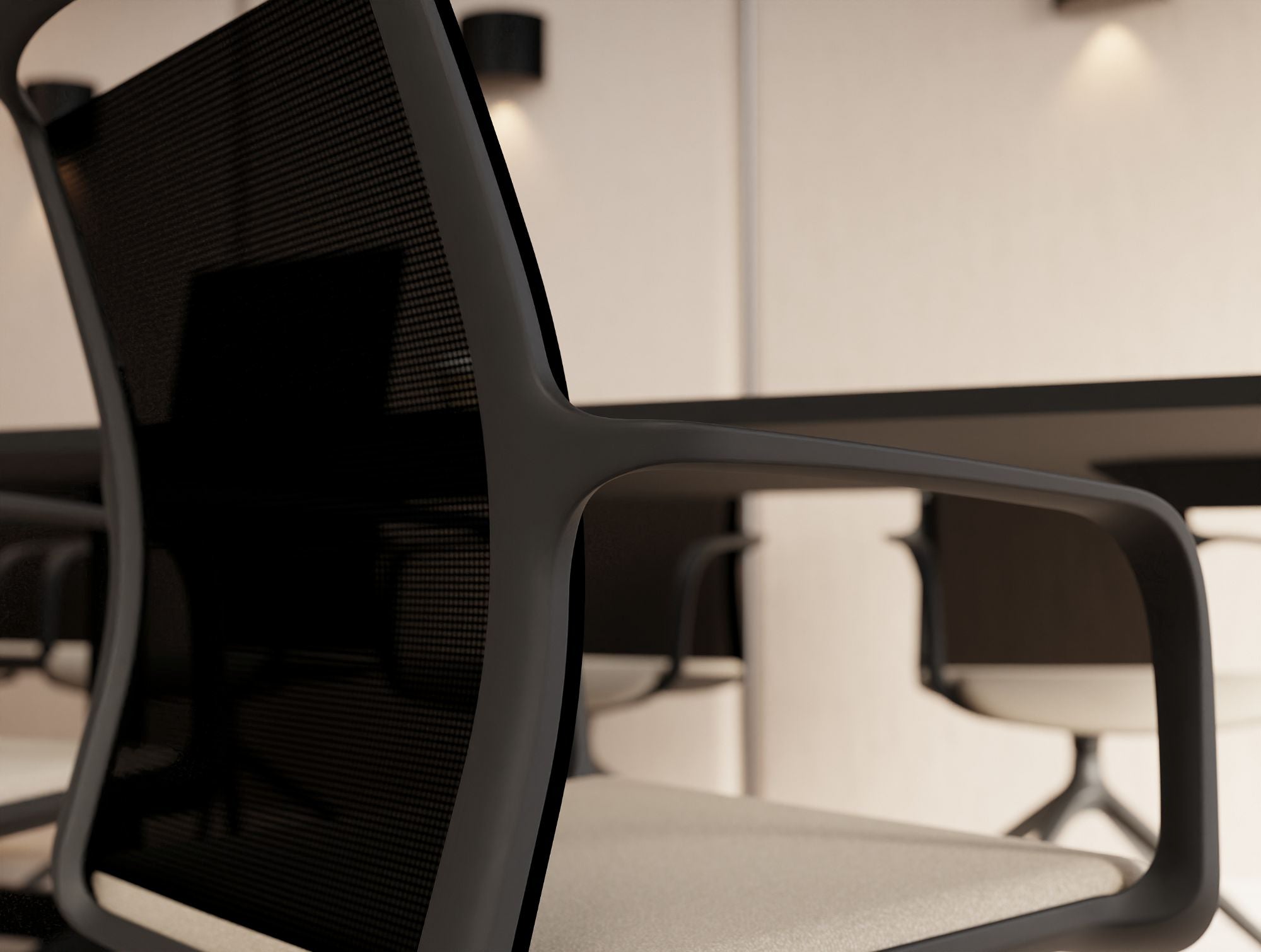 Ws.D Vela Breakout Chair with Sled Base