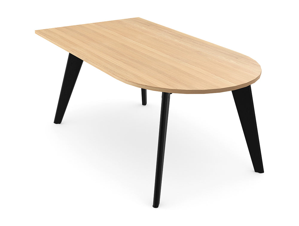 Ws.D Alega Media Table with D-End Top