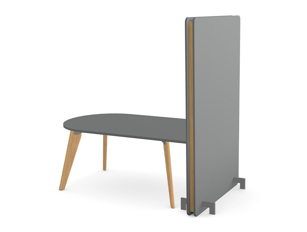 Ws.D Confer Media Wall with Alega Media Table